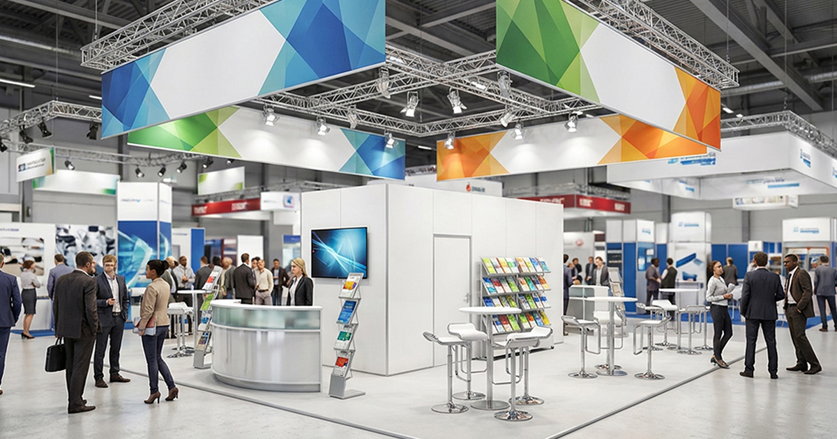 trade show stall design setup